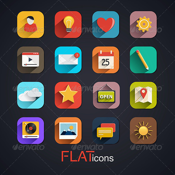 GraphicRiver Modern Flat Icons Vector Collection 7576167 GraphicRiver Modern Flat Icons Vector Collection 7576167