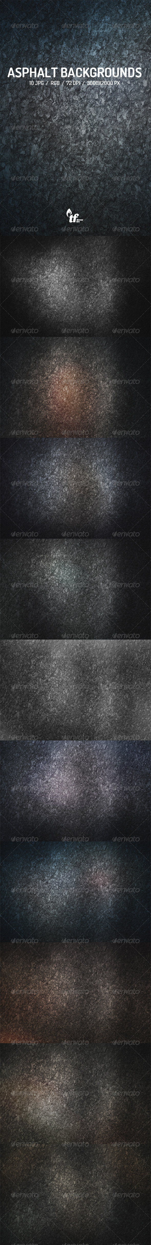 GraphicRiver Asphalt Backgrounds 7577990 GraphicRiver Asphalt Backgrounds 7577990