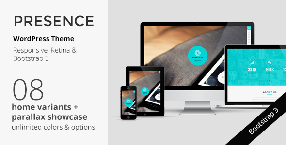 ThemeForest PRESENCE WordPress One Page Responsive Portfolio 7520584 ThemeForest PRESENCE WordPress One Page Responsive Portfolio 7520584