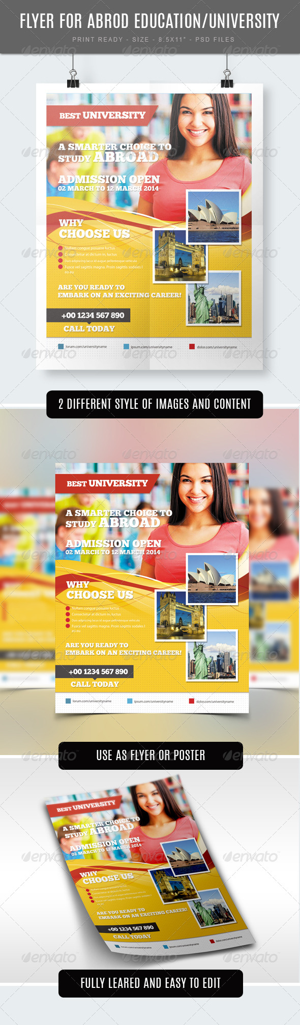 GraphicRiver Study Abroad University College Flyer Template 7584453 GraphicRiver Study Abroad University College Flyer Template 7584453