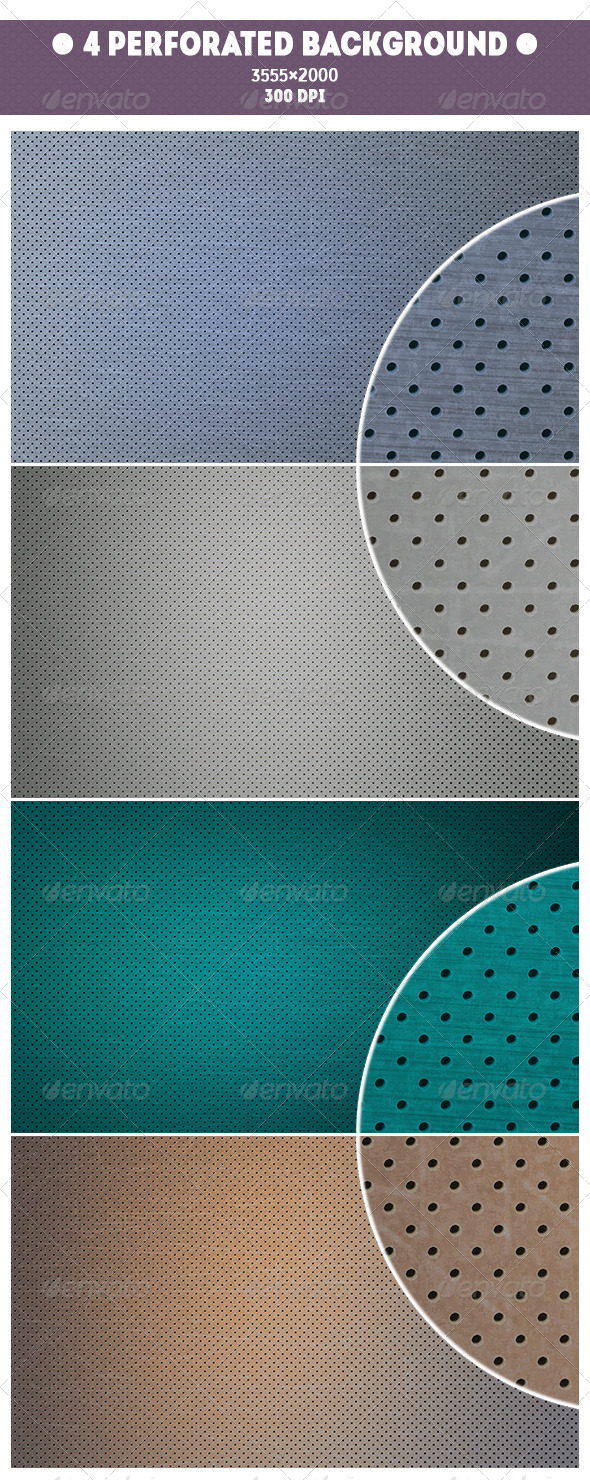 GraphicRiver 4 Perforated Background 7588572 GraphicRiver 4 Perforated Background 7588572