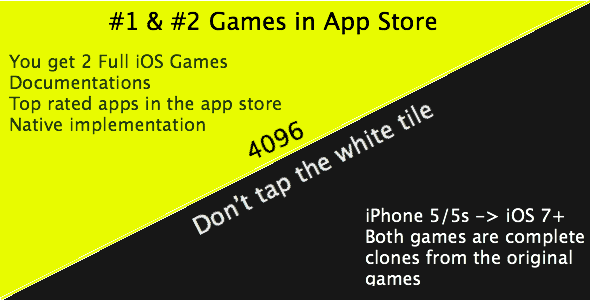 CodeCanyon 4096 & Don t Tap The White Tile iOS Games 7589947 CodeCanyon 4096 & Don t Tap The White Tile iOS Games 7589947