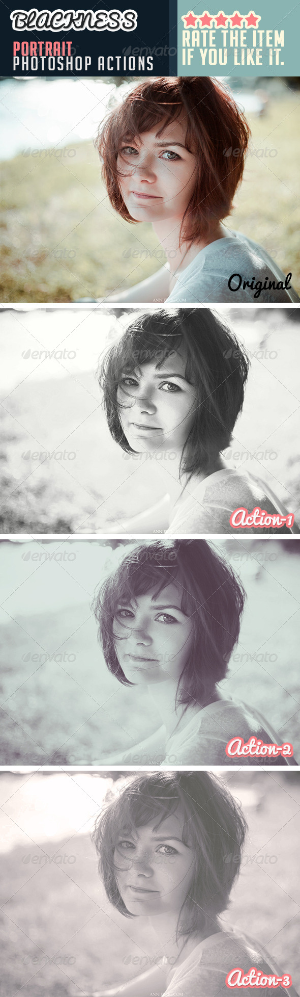 GraphicRiver Blackness Portrait Photoshop Actions 7591783 GraphicRiver Blackness Portrait Photoshop Actions 7591783