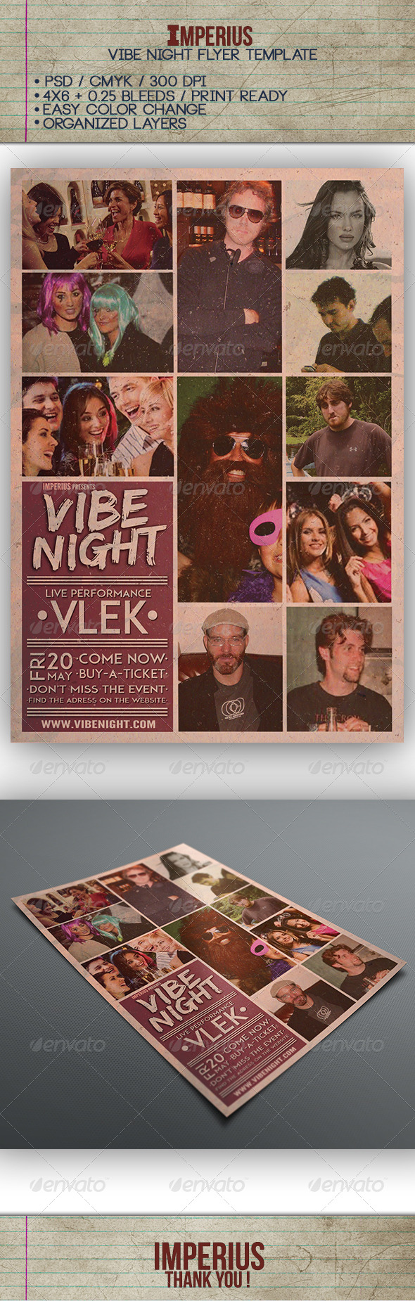 GraphicRiver Vibe Night Flyer 7592391 GraphicRiver Vibe Night Flyer 7592391