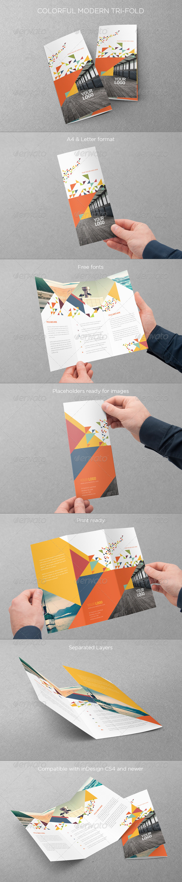 GraphicRiver Colorful Modern Trifold 7596238 GraphicRiver Colorful Modern Trifold 7596238