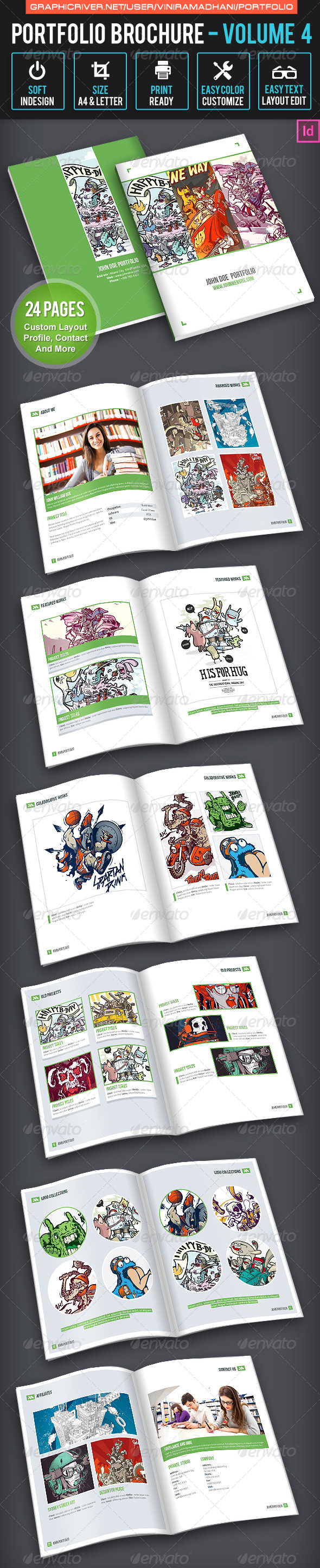 GraphicRiver Portfolio Brochure Volume 4 7605430 GraphicRiver Portfolio Brochure Volume 4 7605430