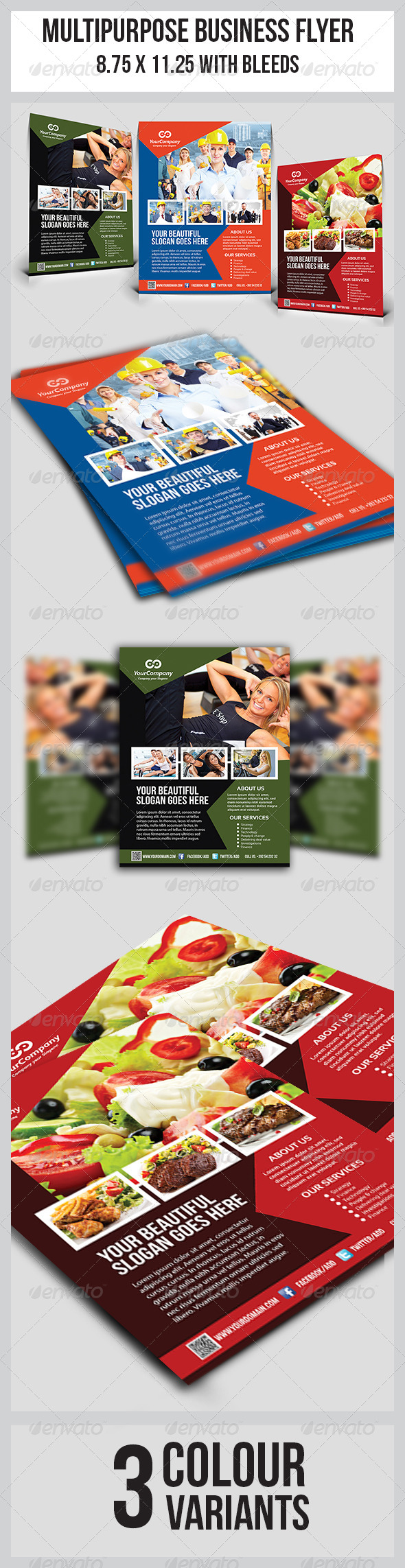 GraphicRiver Multipurpose Business Flyer 7606274 GraphicRiver Multipurpose Business Flyer 7606274