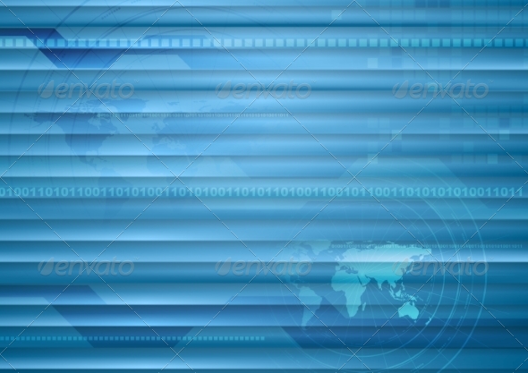 GraphicRiver Abstract Blue Striped Tech Background 7611996 GraphicRiver Abstract Blue Striped Tech Background 7611996