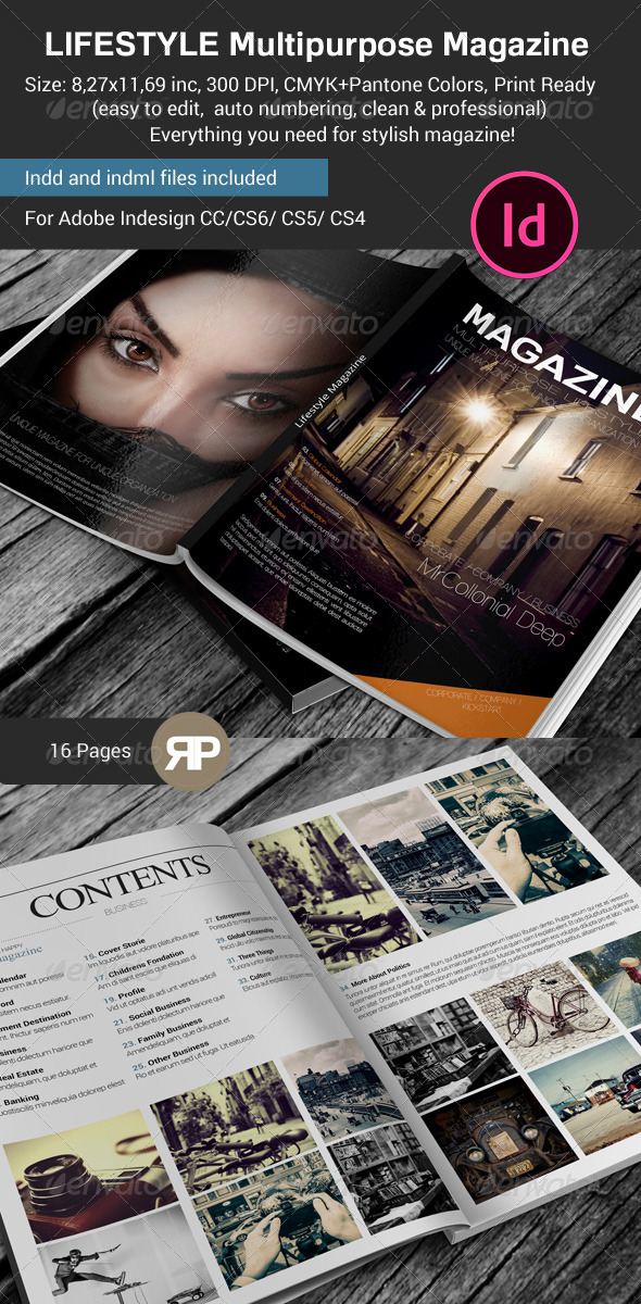 GraphicRiver Lifestyle & Multipurpose Magazine Template 7613174 GraphicRiver Lifestyle & Multipurpose Magazine Template 7613174