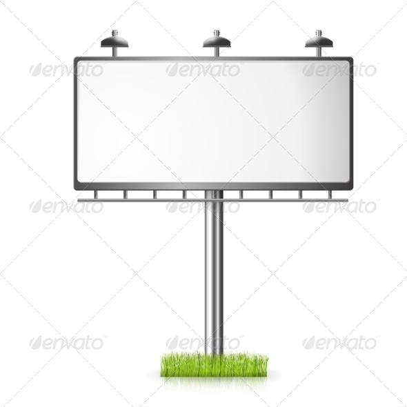 GraphicRiver Billboard Background with Grass 7613443 GraphicRiver Billboard Background with Grass 7613443
