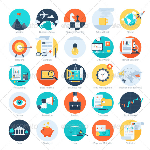 GraphicRiver Business Icons 7609913 GraphicRiver Business Icons 7609913