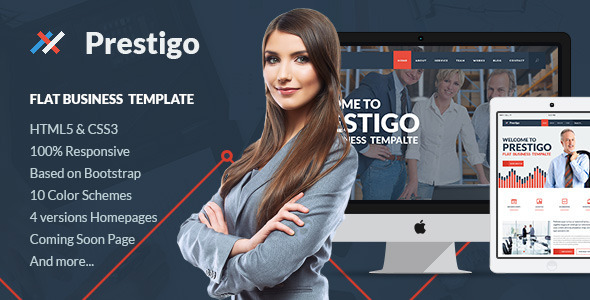 ThemeForest Prestigo Flat Premium Template 7618022 ThemeForest Prestigo Flat Premium Template 7618022