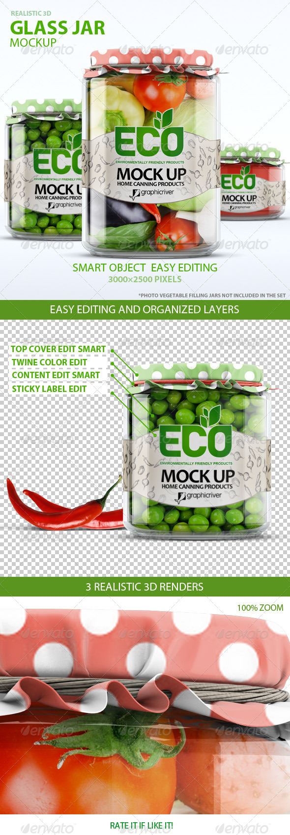 GraphicRiver Glass Jar Mockup 7621919 GraphicRiver Glass Jar Mockup 7621919