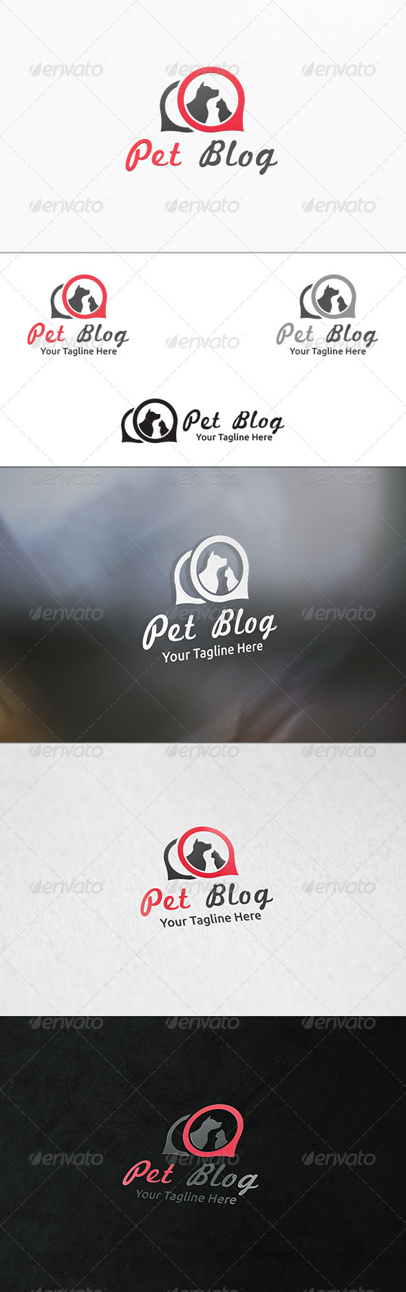 GraphicRiver Pet Blog Logo Template 7622146 GraphicRiver Pet Blog Logo Template 7622146