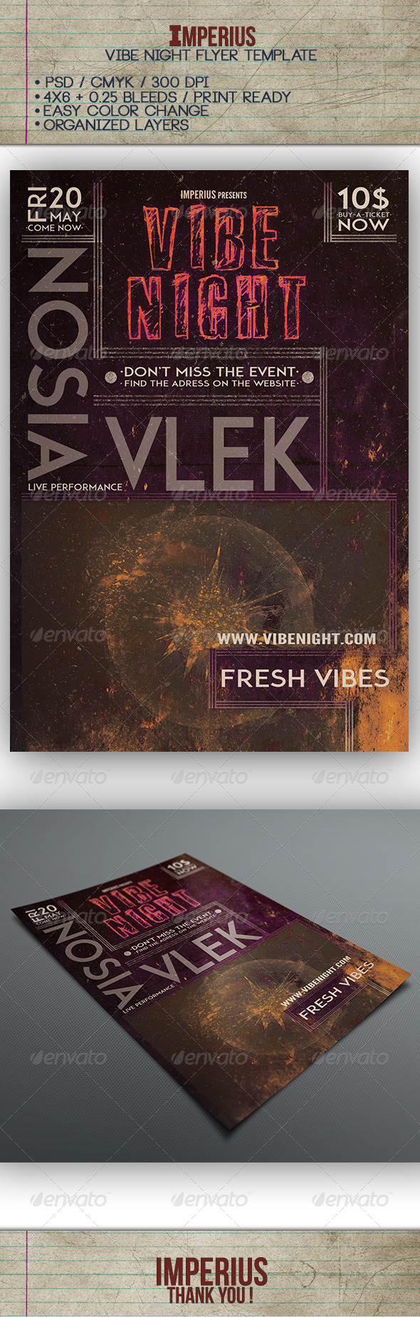 GraphicRiver Vibe Night Flyer 7616044 GraphicRiver Vibe Night Flyer 7616044