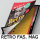 Retro Fashion Magazine Template Retro Fashion Magazine Template - GraphicRiver Item for Sale