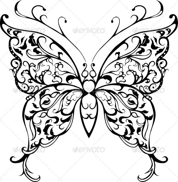 GraphicRiver Pattern Lace Butterfly 7629623 GraphicRiver Pattern Lace Butterfly 7629623