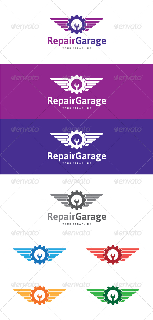 GraphicRiver Repair Garage Logo 7616208 GraphicRiver Repair Garage Logo 7616208