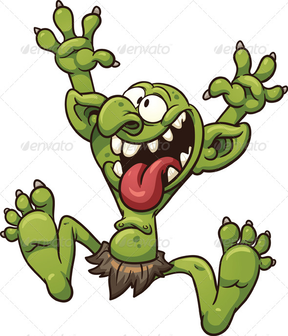 GraphicRiver Crazy Troll 7631300 GraphicRiver Crazy Troll 7631300