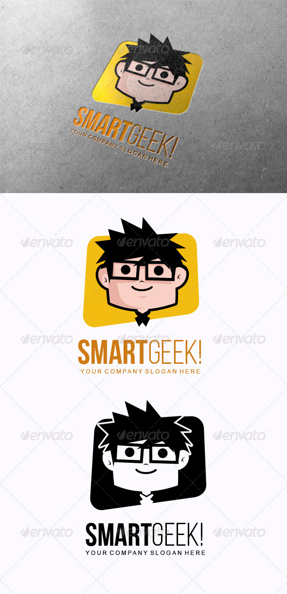 GraphicRiver Smart Geek Logo 7634570 GraphicRiver Smart Geek Logo 7634570