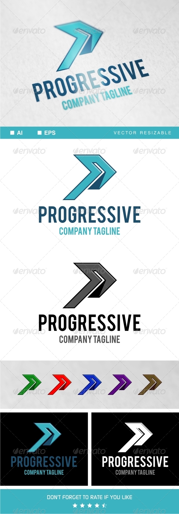 GraphicRiver Progressive Logo Template 7638857 GraphicRiver Progressive Logo Template 7638857