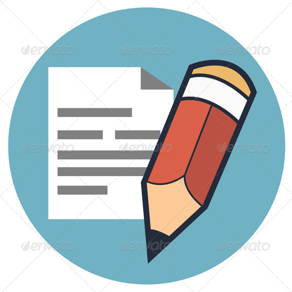 GraphicRiver Flat Pencil Icon 7644059 GraphicRiver Flat Pencil Icon 7644059