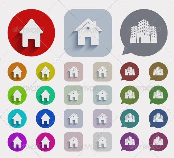 GraphicRiver Flat Real Estate Icons Set 7645238 GraphicRiver Flat Real Estate Icons Set 7645238