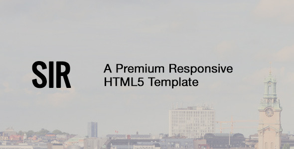 ThemeForest Sir Responsive HTML5 Portfolio Template 7645308 ThemeForest Sir Responsive HTML5 Portfolio Template 7645308