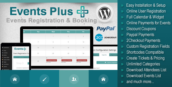 CodeCanyon WordPress Events Registration & Booking Plugin 7647762 CodeCanyon WordPress Events Registration & Booking Plugin 7647762