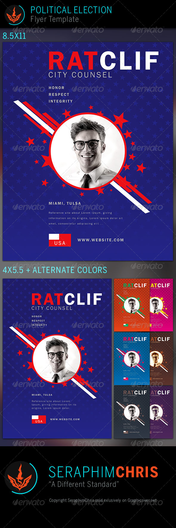 GraphicRiver Political Election Flyer Template 3 7647980 GraphicRiver Political Election Flyer Template 3 7647980