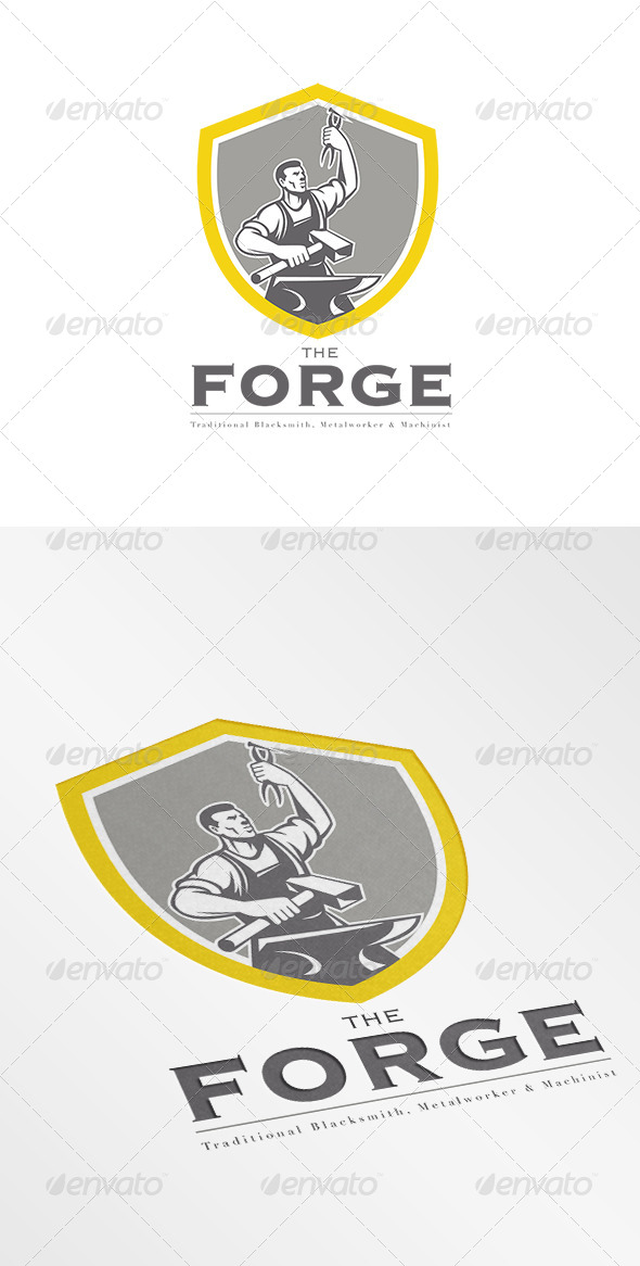 GraphicRiver The Forge Traditional Blacksmith Logo 7648468 GraphicRiver The Forge Traditional Blacksmith Logo 7648468