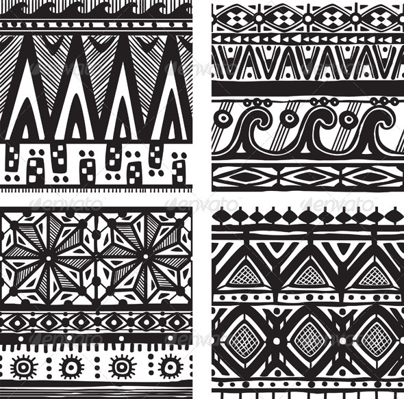 GraphicRiver Seamless Tribal Texture 7651494 GraphicRiver Seamless Tribal Texture 7651494