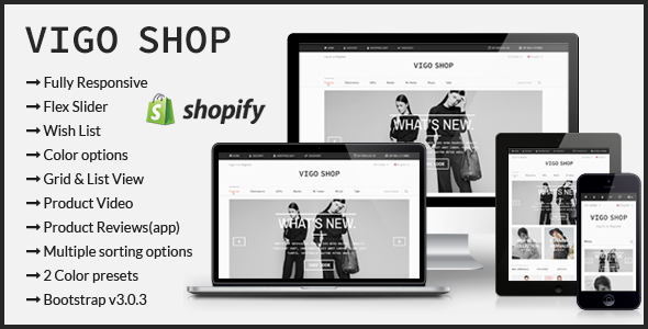 Vigo Shop - Responsive Shopify Theme - Shopify eCommerce