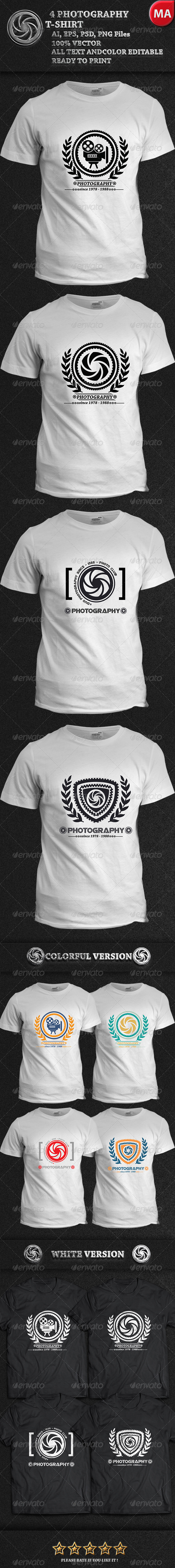 GraphicRiver 4 Photography T-Shirt 7654097 GraphicRiver 4 Photography T-Shirt 7654097