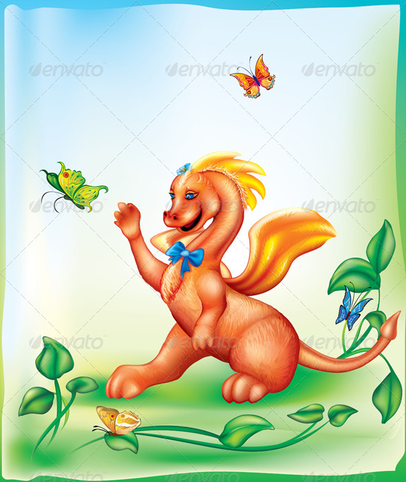 GraphicRiver Little Dragon 7658622 GraphicRiver Little Dragon 7658622