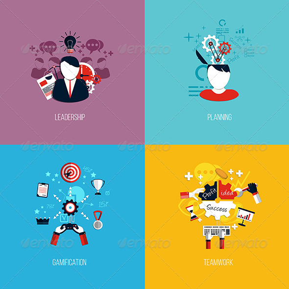 GraphicRiver Icons Concept- Flat Design 7661914 GraphicRiver Icons Concept- Flat Design 7661914
