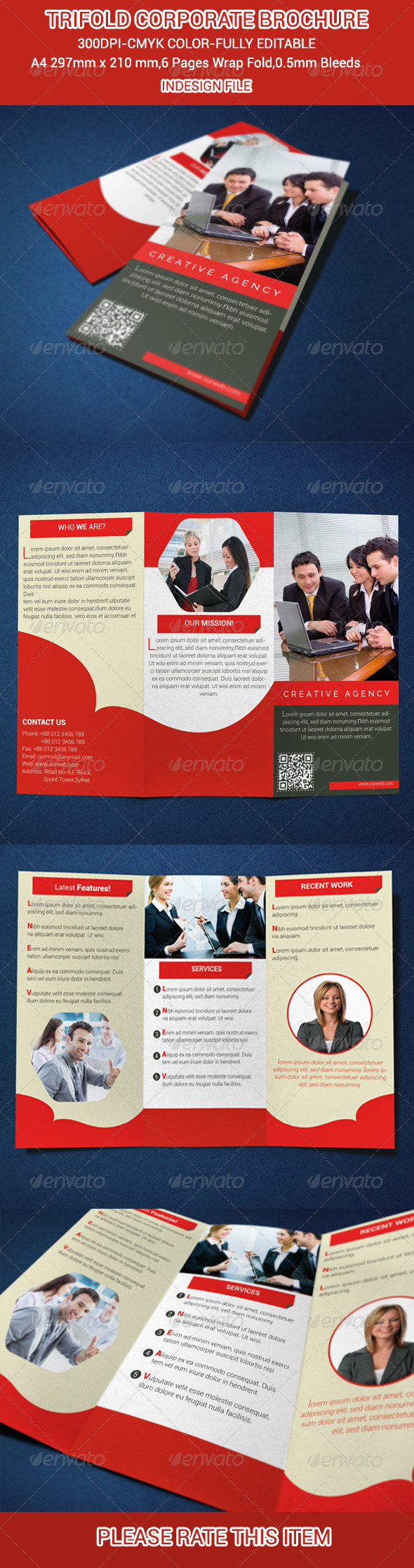 GraphicRiver TriFold Corporate Brochure 7663008 GraphicRiver TriFold Corporate Brochure 7663008