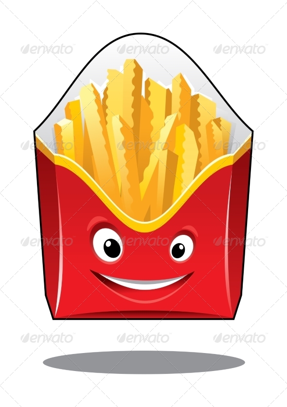 GraphicRiver Cartoon French Fries in a Carton Pack 7663013 GraphicRiver Cartoon French Fries in a Carton Pack 7663013