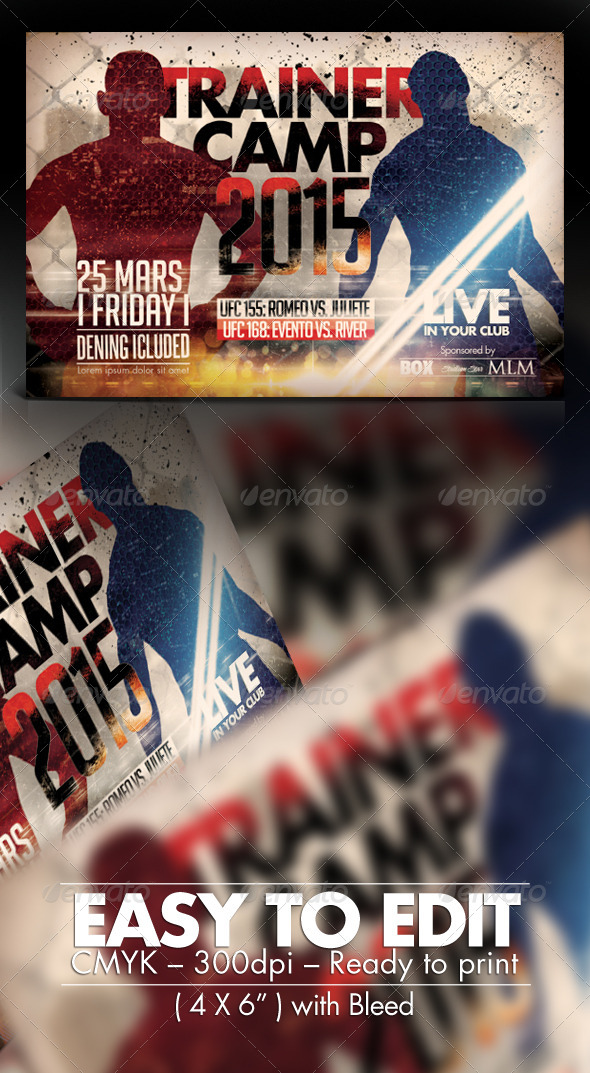 GraphicRiver Trainer Camp Flyer Template 7663029 GraphicRiver Trainer Camp Flyer Template 7663029