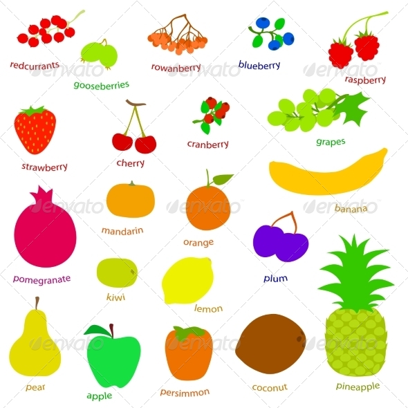 GraphicRiver Fruits and Berries 7667755 GraphicRiver Fruits and Berries 7667755