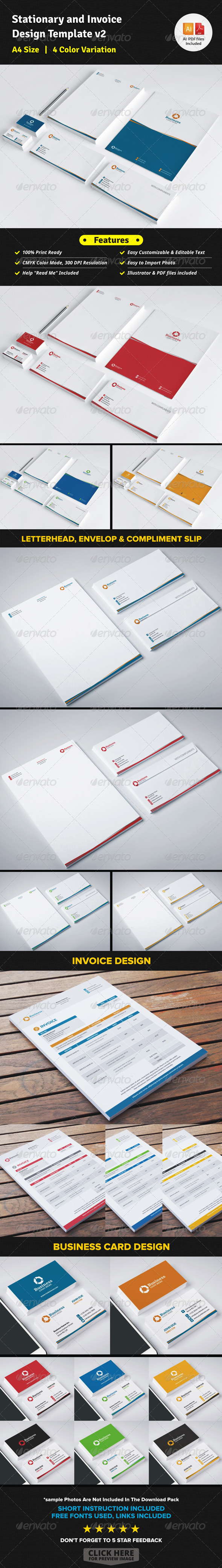 GraphicRiver Stationary & Invoice Design Template v2 7668698 GraphicRiver Stationary & Invoice Design Template v2 7668698