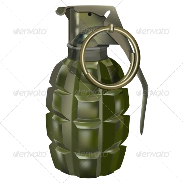 GraphicRiver Hand Grenade 7668812 GraphicRiver Hand Grenade 7668812