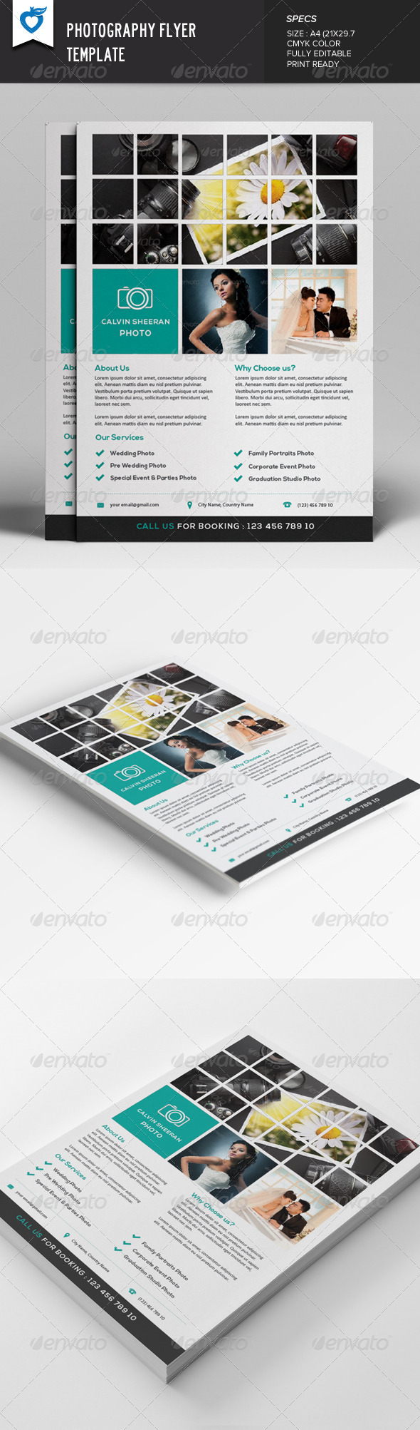 GraphicRiver Photography Flyer Template 7670531 GraphicRiver Photography Flyer Template 7670531