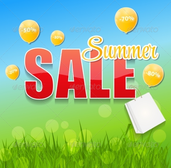 GraphicRiver Summer Sale Concept 7671551 GraphicRiver Summer Sale Concept 7671551