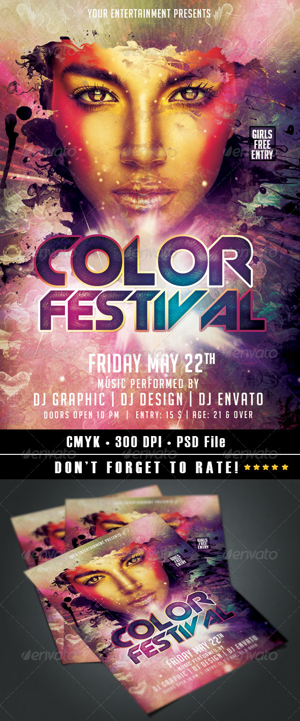 GraphicRiver Color Festival 7671654 GraphicRiver Color Festival 7671654