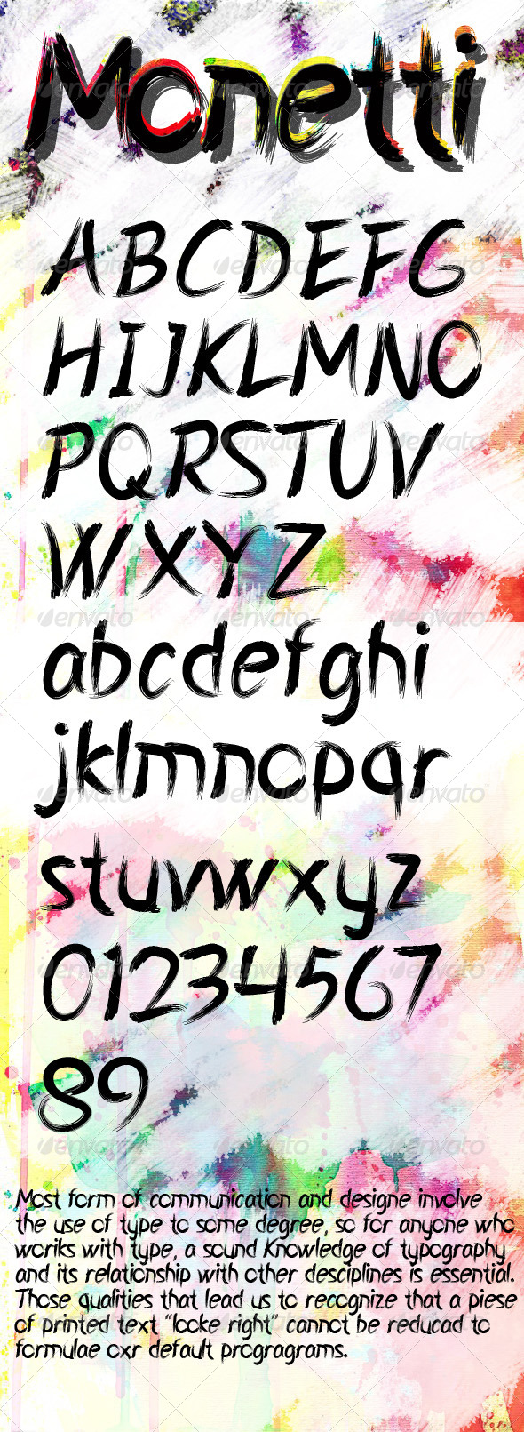 GraphicRiver Monetti Font 7671670 GraphicRiver Monetti Font 7671670