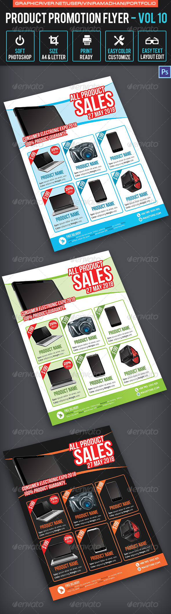 GraphicRiver Product Promotion Flyer Volume 10 7658076 GraphicRiver Product Promotion Flyer Volume 10 7658076