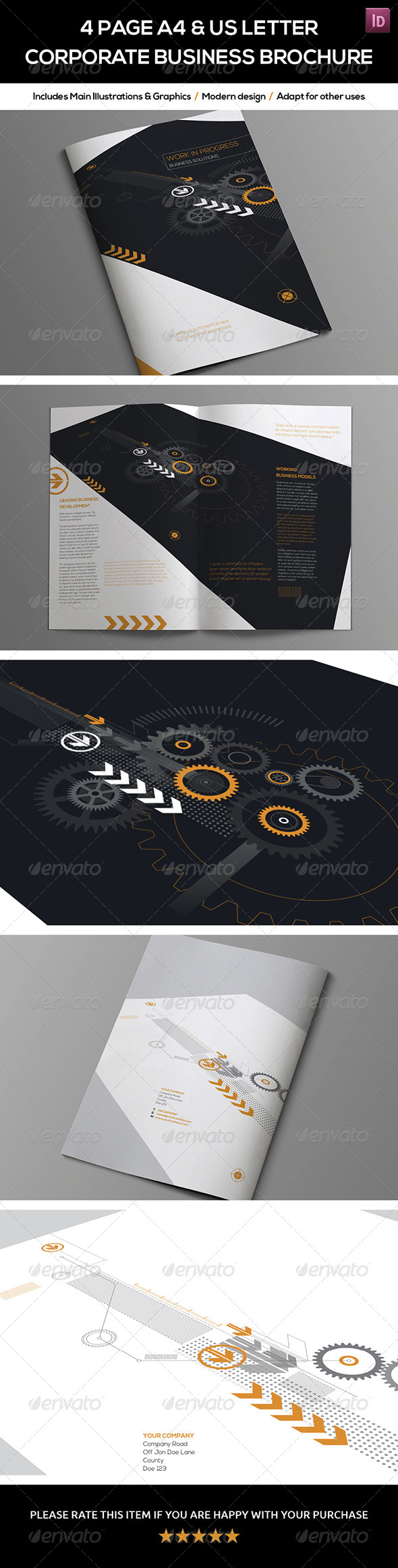 GraphicRiver 4 Page A4 and US Letter Company Brochure 7673182 GraphicRiver 4 Page A4 and US Letter Company Brochure 7673182