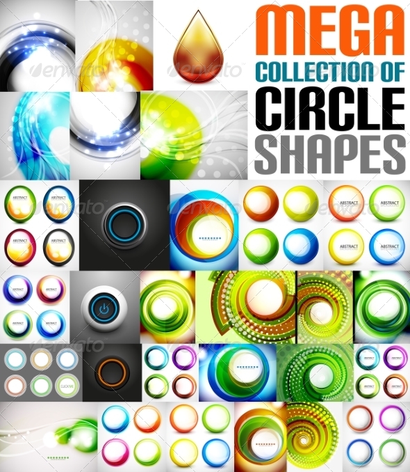 GraphicRiver Collection of Circle Shaped Compositions 7675134 GraphicRiver Collection of Circle Shaped Compositions 7675134