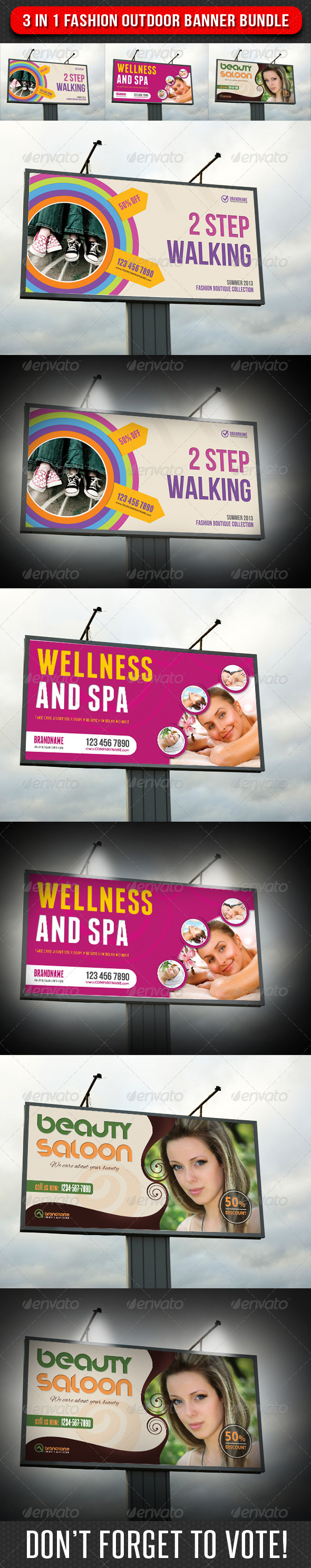 GraphicRiver 3 in 1 Fashion Outdoor Banner Bundle 04 7675845 GraphicRiver 3 in 1 Fashion Outdoor Banner Bundle 04 7675845